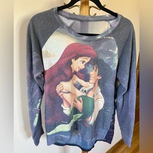 Vintage Disney Little Mermaid Sweater size L.